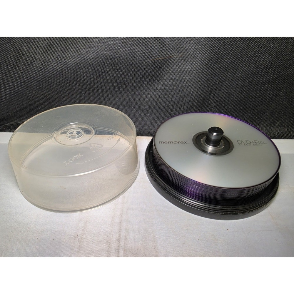 DVD-R memorex - 18 Disc 8x 8.5gb 240 min Recordable DVD Y2k Vintage Old School
